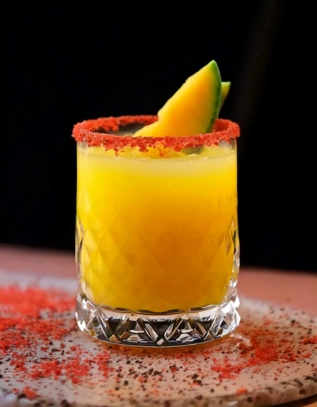 Cocktail frozen mrgarita mangue