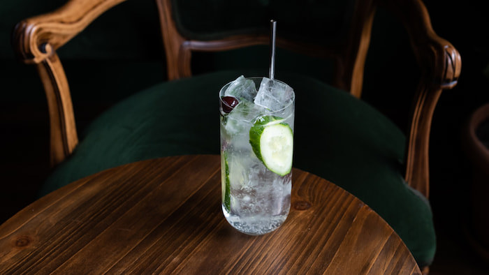 Gin and tonic concombre