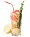 Vin blanc cocktail
