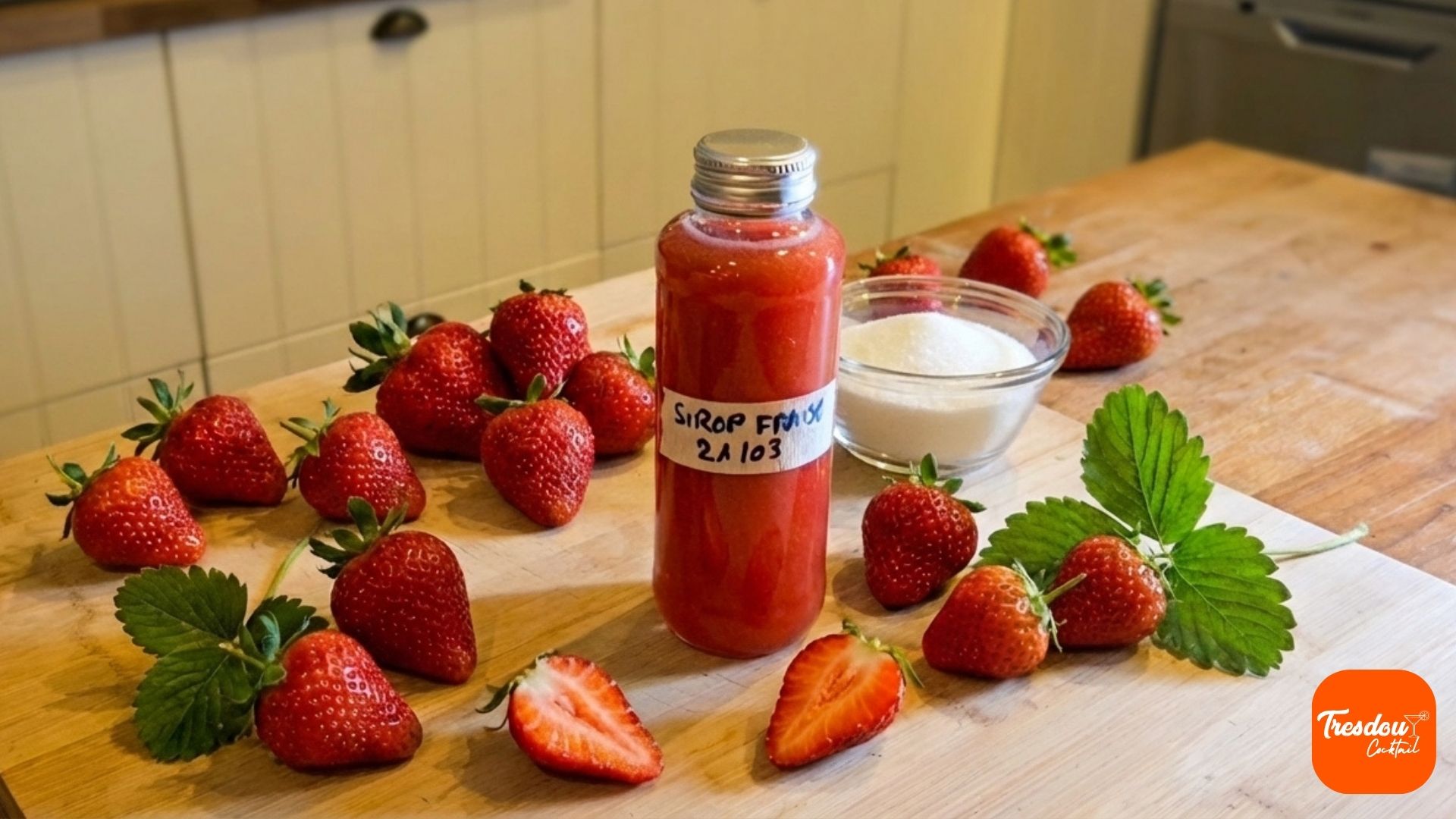 Sirop de fraise maison